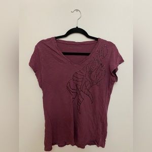 Calvin Klein Red V-Neck